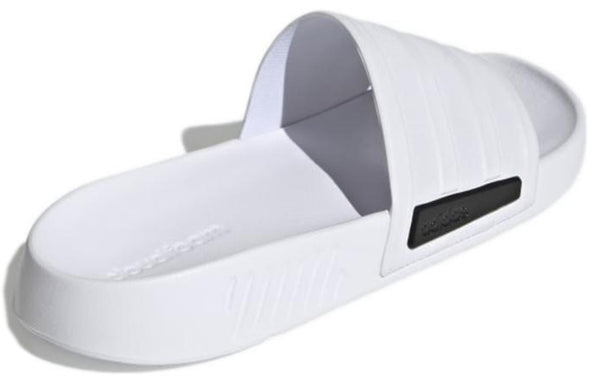 Тапочки racer tr slides cozy wear-resistant white slippers Adidas, белый — фото 4