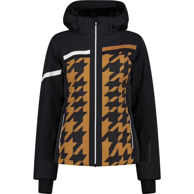 

Куртка женская с капюшоном и застежкой-молнией Cmp, цвет avena-nero