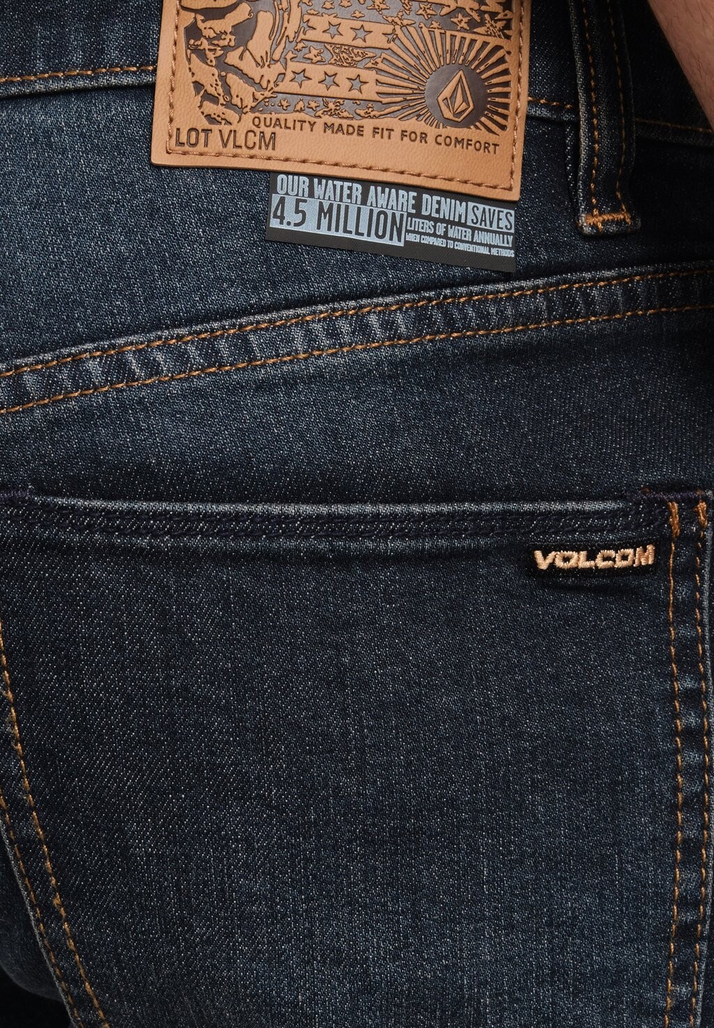 

Прямые джинсы VORTA Volcom, синий