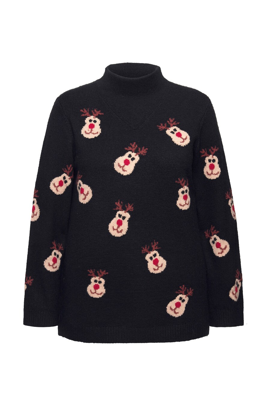 

Тонкий вязаный свитер Ulla Popken Sweater, черный
