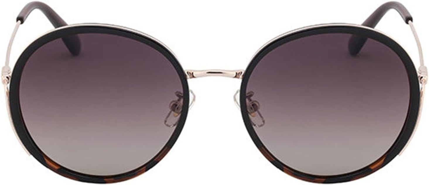 

Классические овальные солнцезащитные очки Helena Fashion для женщин и мужчин, модель 2025, роскошная дизайнерская металлическая оправа, винтажные круглые очки с защитой от УФ-излучения UV400, C2