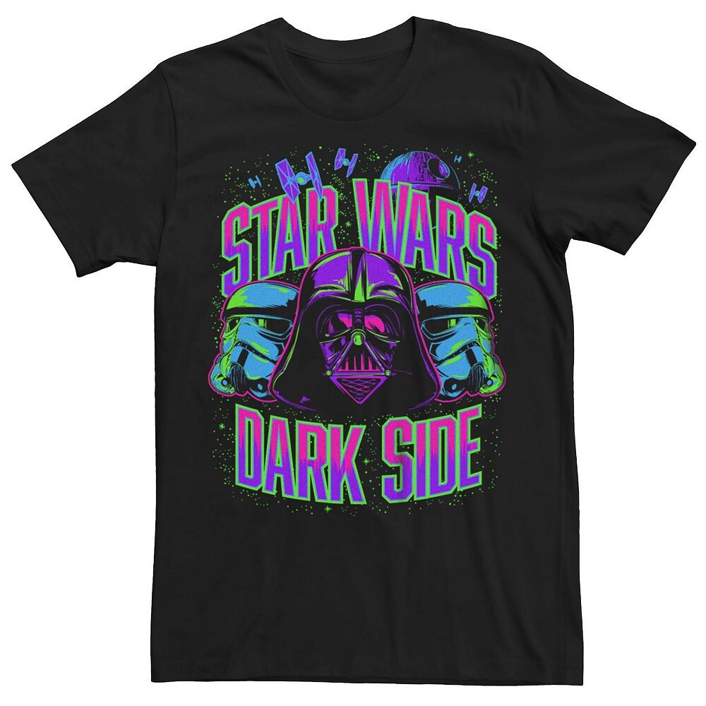 

Мужская футболка Star Wars Dark Side Neon Art Licensed Character, черный