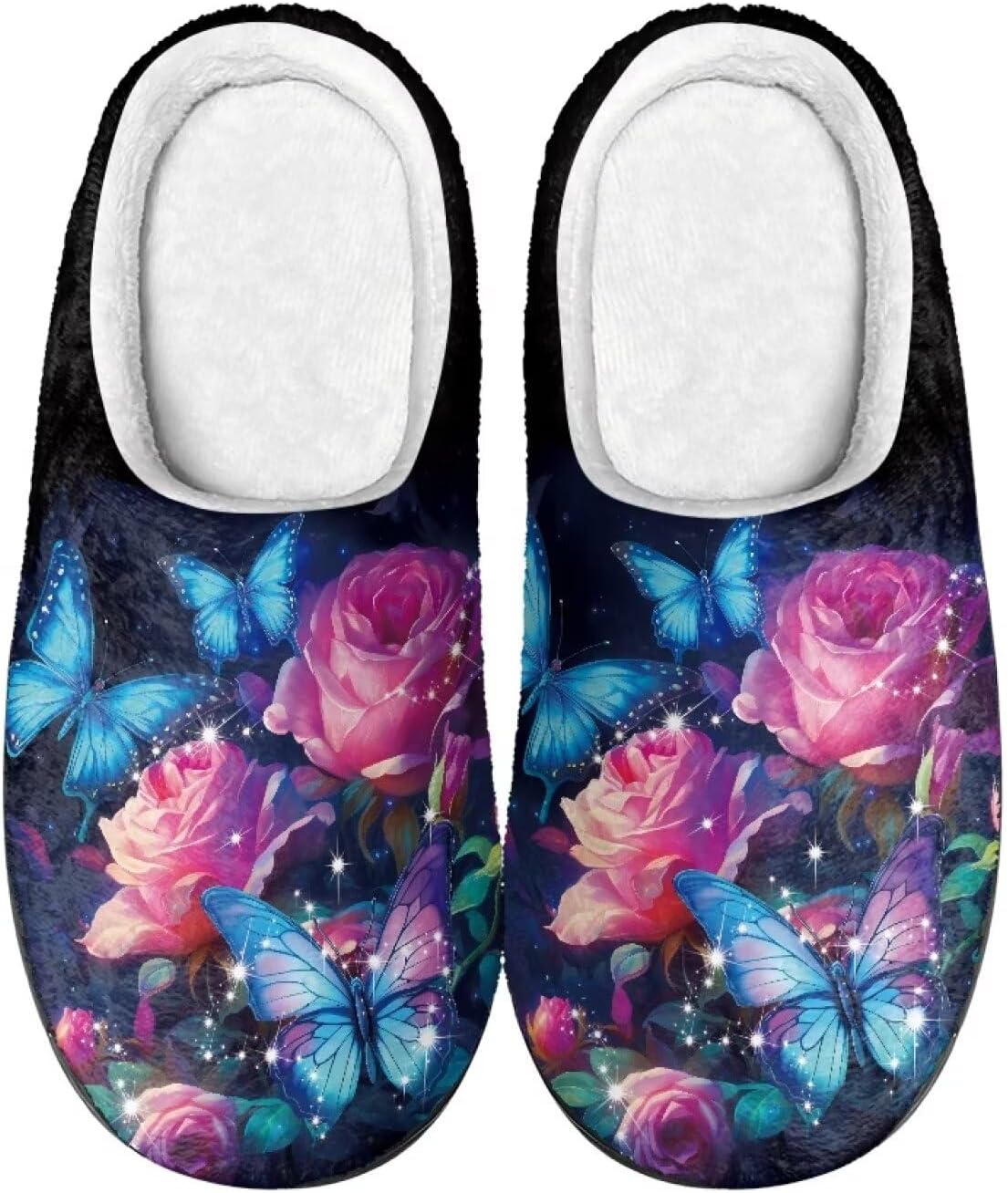 

Женские тапочки DISNIMO для дома и улицы, мягкие и удобные домашние обувь для спальни, 0 Floral Butterfly