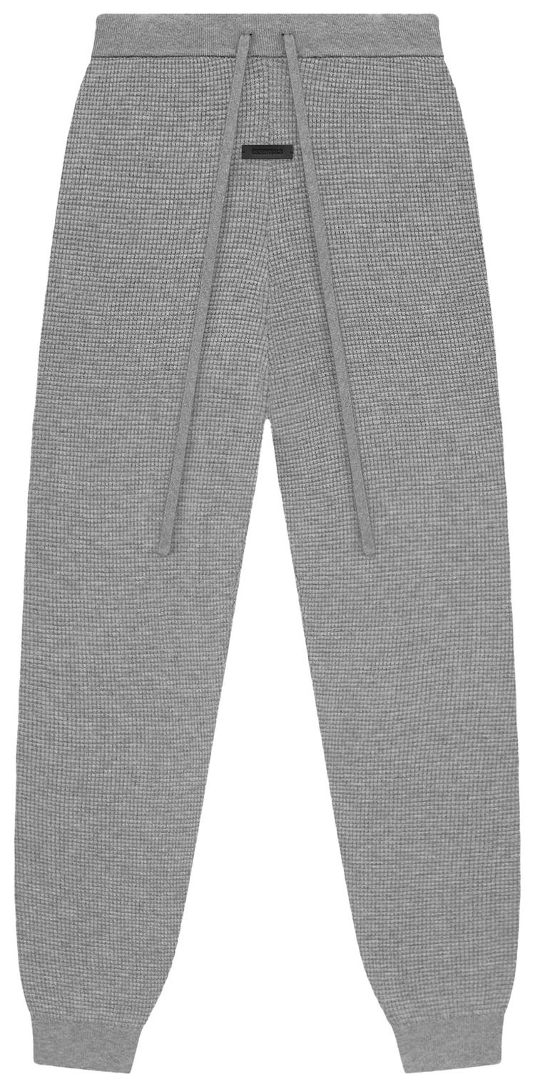 

Спортивные штаны Fear of God Essentials Waffle Fitted Sweatpant 'Dark Heather', серый