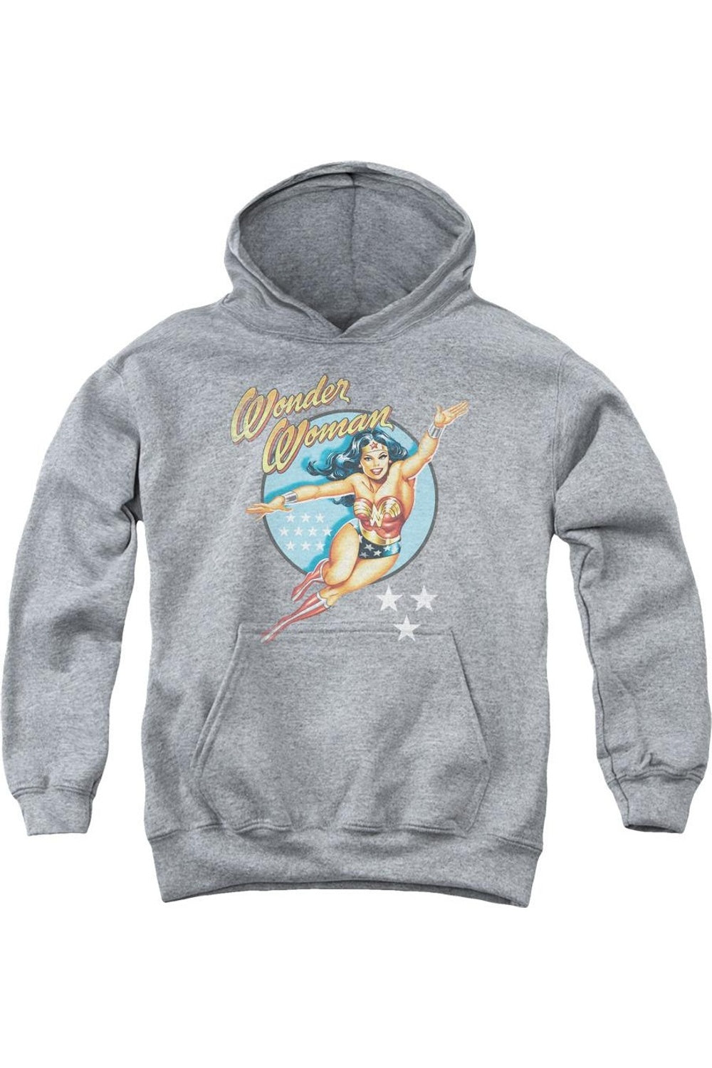 

Толстовка с капюшоном «Чудо-женщина» из комиксов DC Gildan, Athletic Heather