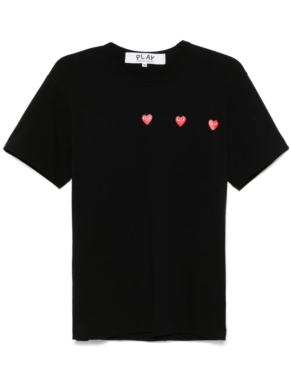 

Футболка с принтом Comme Des Garçons Play, черный