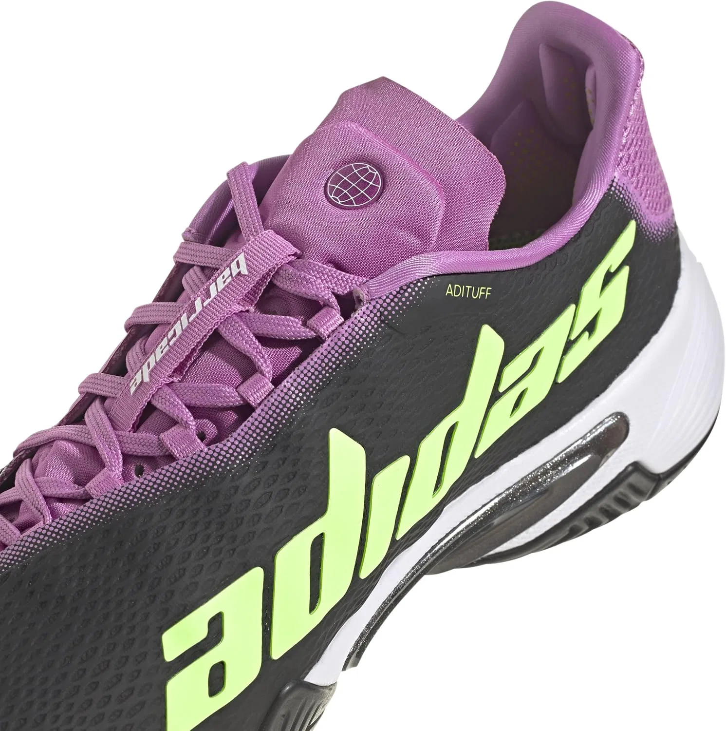 Унисекс кроссовки Adidas Barricade M Low (не для футбола), Carbon Versen Lilpul — фото 2