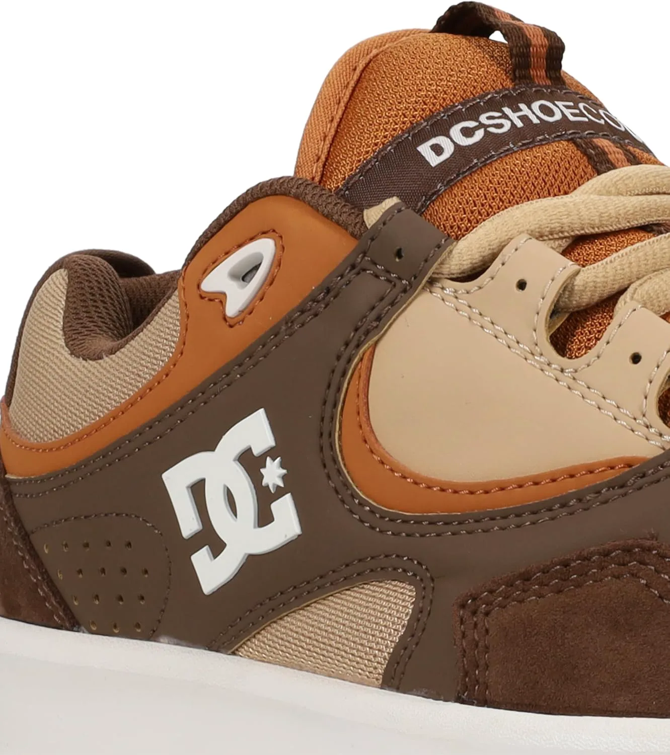 Мужские кроссовки DC Shoes Kalynx Zero, коричневый/белый — фото 2