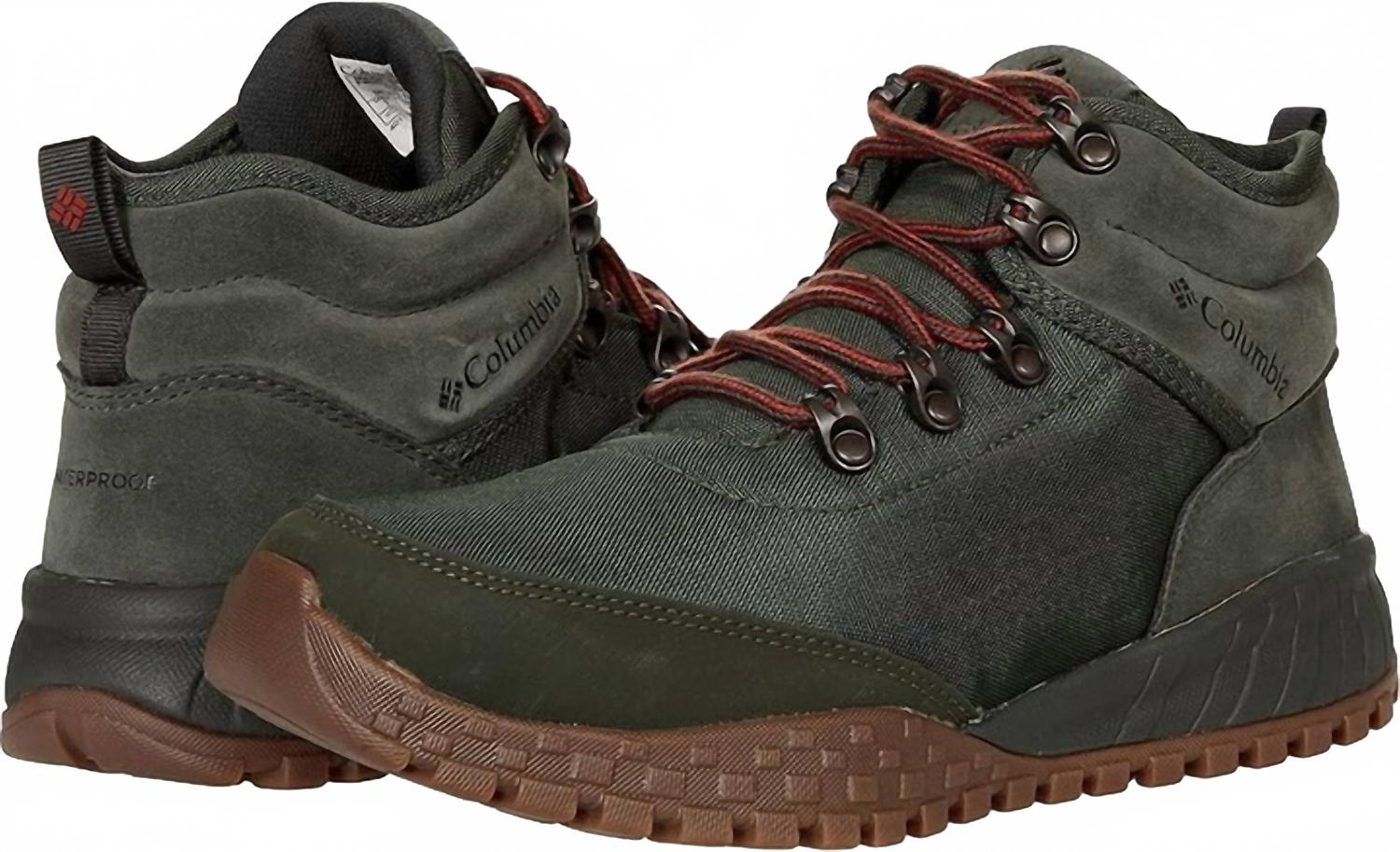 

Columbia Мужские кроссовки Fairbanks Mid, цвет Gravel, темно-моховый