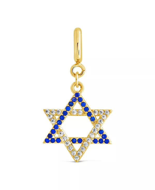 

Подвески «Звезда Давида» из кубического циркония Sterling Forever, gold
