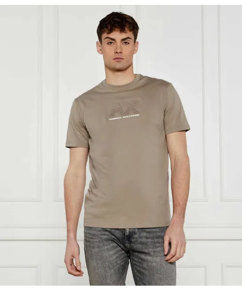 

Футболка Regular fit Armani Exchange, бежевый