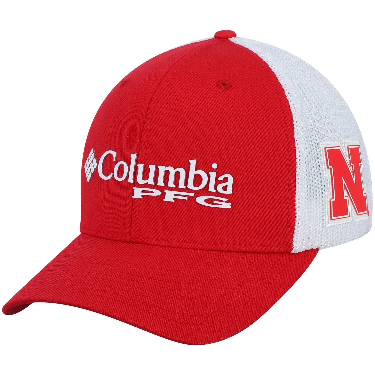 

Мужская кепка Columbia Scarlet Nebraska Huskers Collegiate PFG Flex Hat