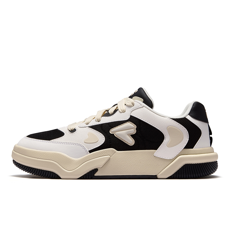 

FILA FUSION Низкие мужские кроссовки для скейтбординга, черно-белые
