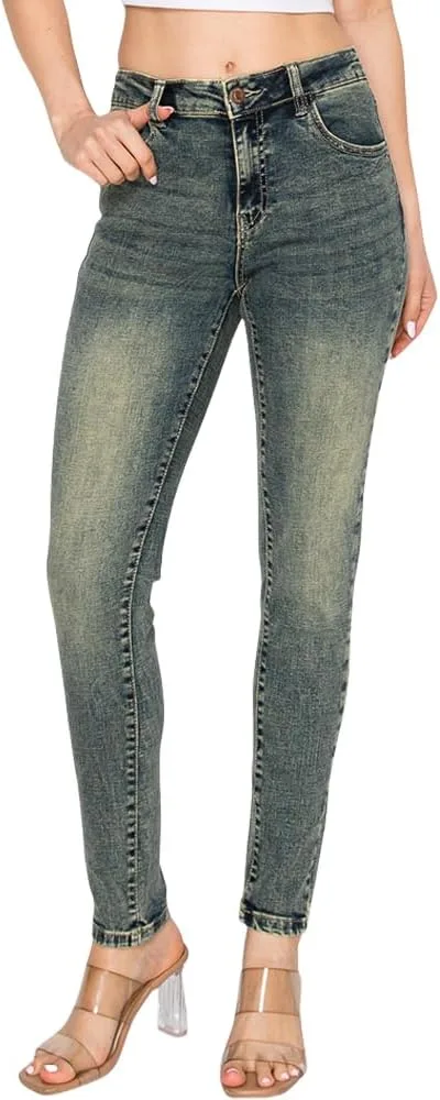 

Sanderala Женские джинсы Vintage, классические, с высокой посадкой, прямые