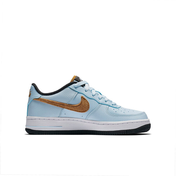 Кроссовки air force 1 войлочные Nike, голубой — фото 2