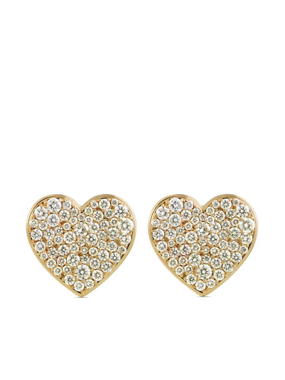 

Серьги Caviar Heart из желтого золота с бриллиантами ALINKA, золотой
