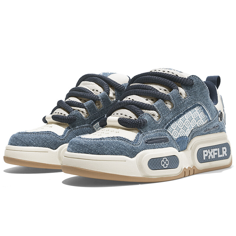 

Кроссовки PXFLR Skateboarding Shoes Men Low-top, синий