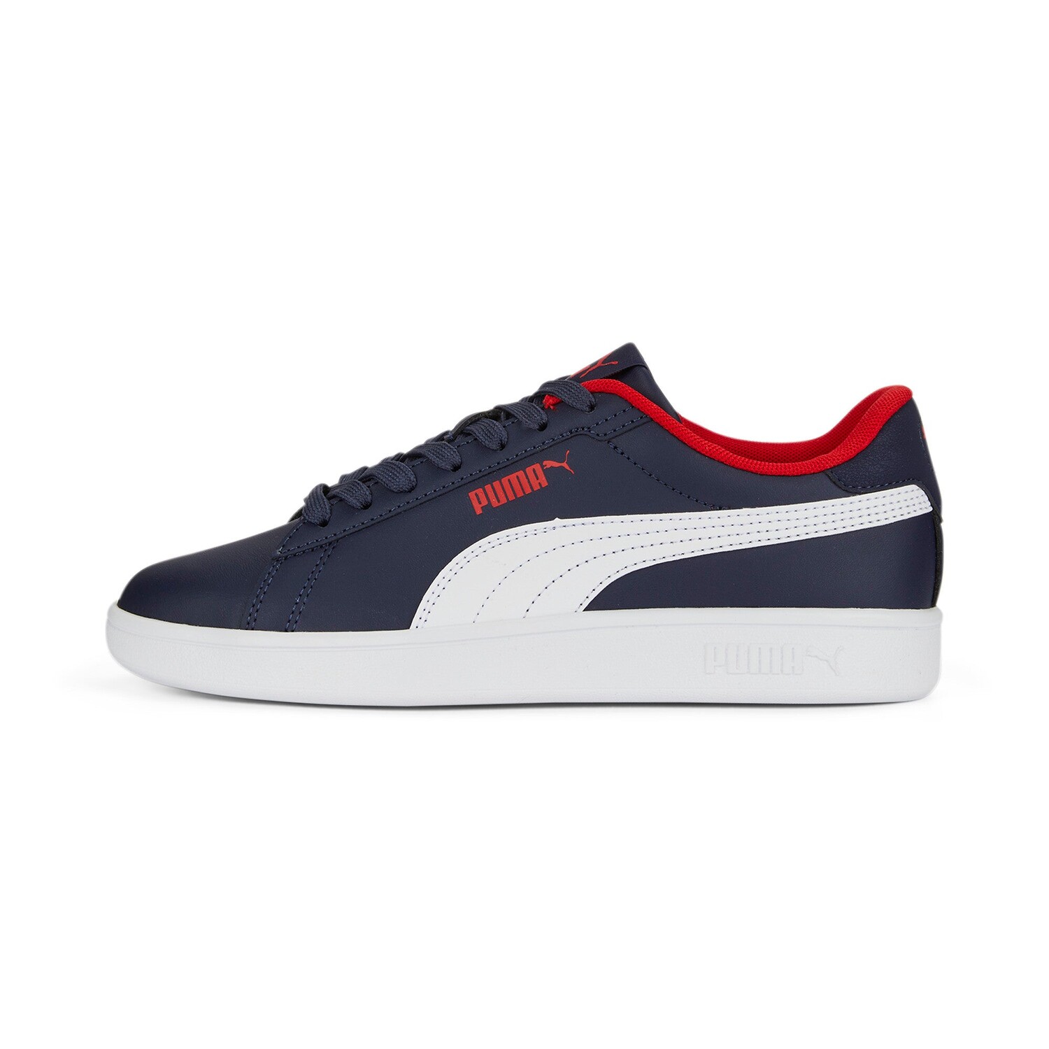 

Большие кожаные кроссовки PUMA Smash 3.0, цвет Navy/White/For All Time Red