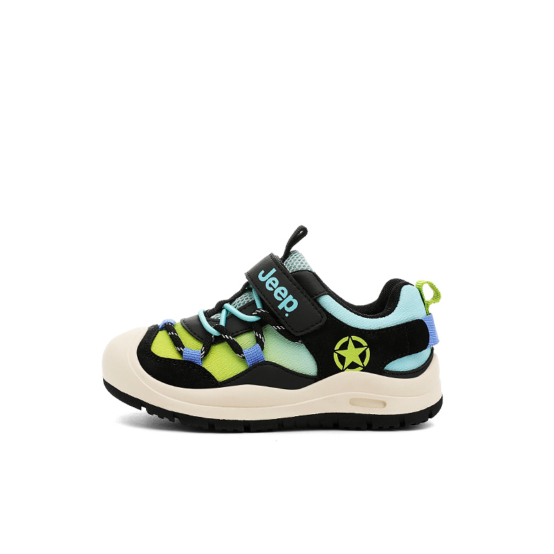 

Explorer 20 Slip Resistant Abrasion Resistant низкие повседневные кроссовки для детей Jeep, clearwater синий/phantom черный