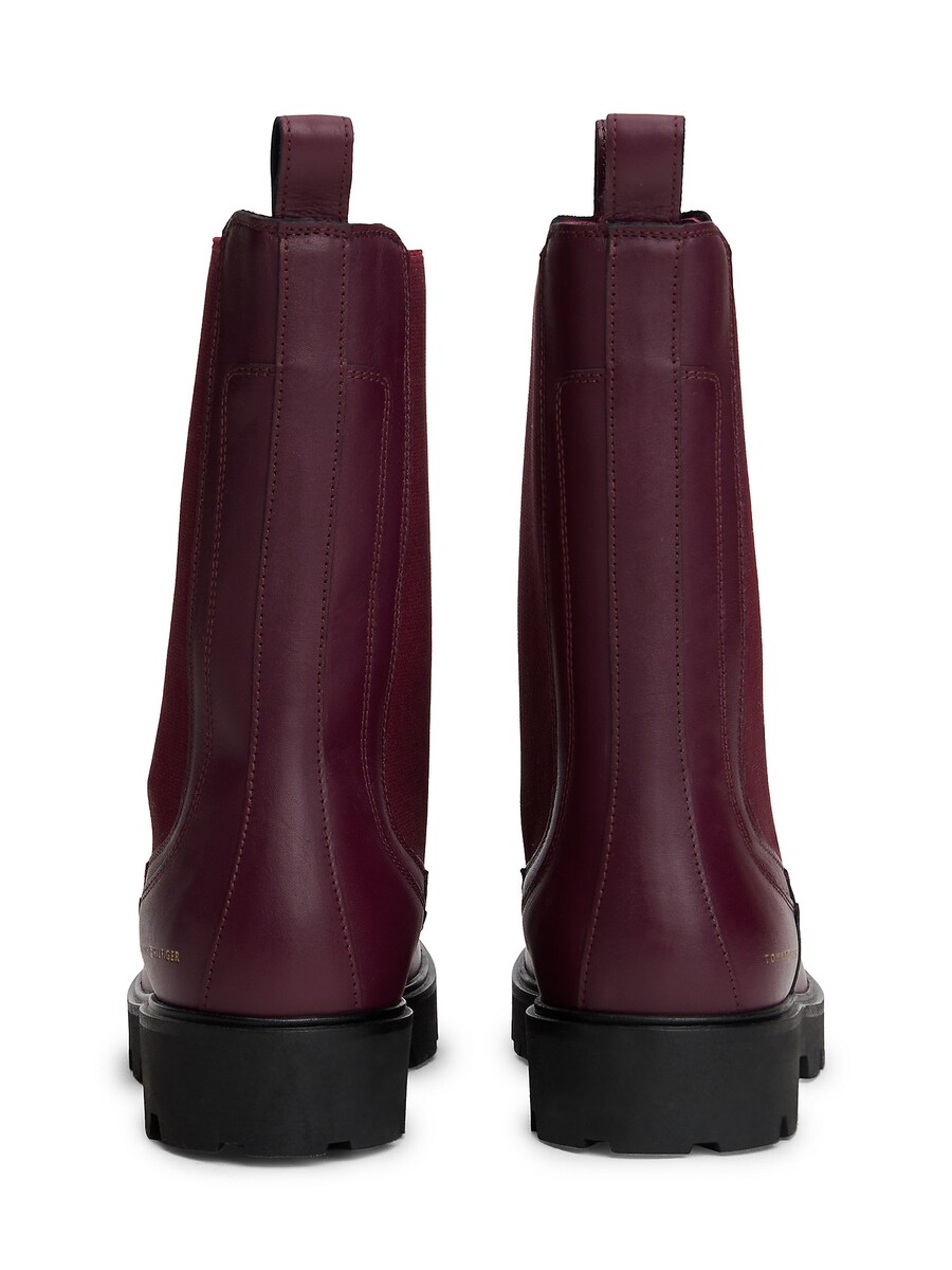 Ботинки челси TOMMY HILFIGER, Burgundy — фото 4