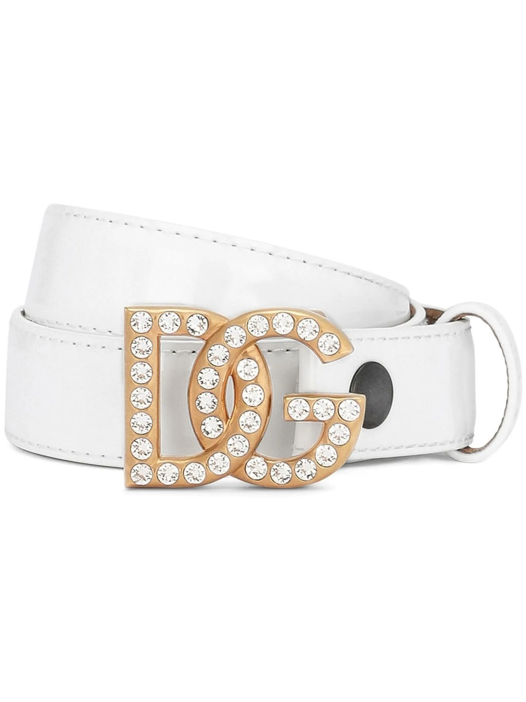 

Ремень с логотипом DG Dolce & Gabbana, белый