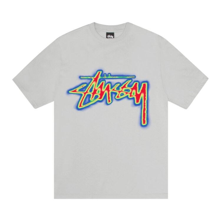 

Футболка Stussy Thermal Stock Tee, серый