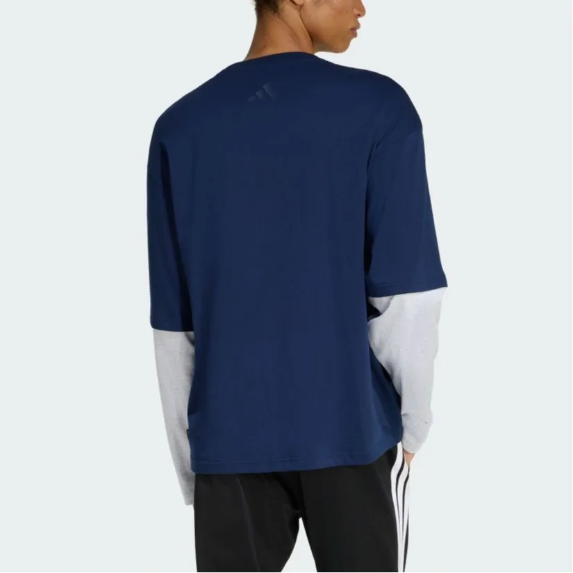 Adidas Футболка мужская Blue Crew Neck Moderate — фото 4