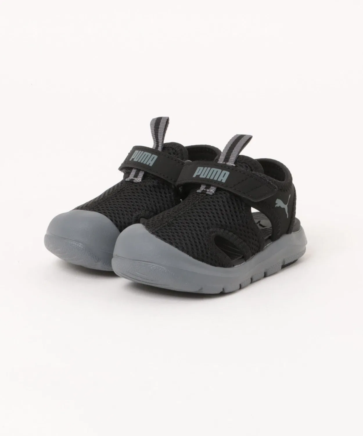 Детские сандалии из сетки с липучкой Fun Racer Mesh Sandals V Infant PUMA, Black