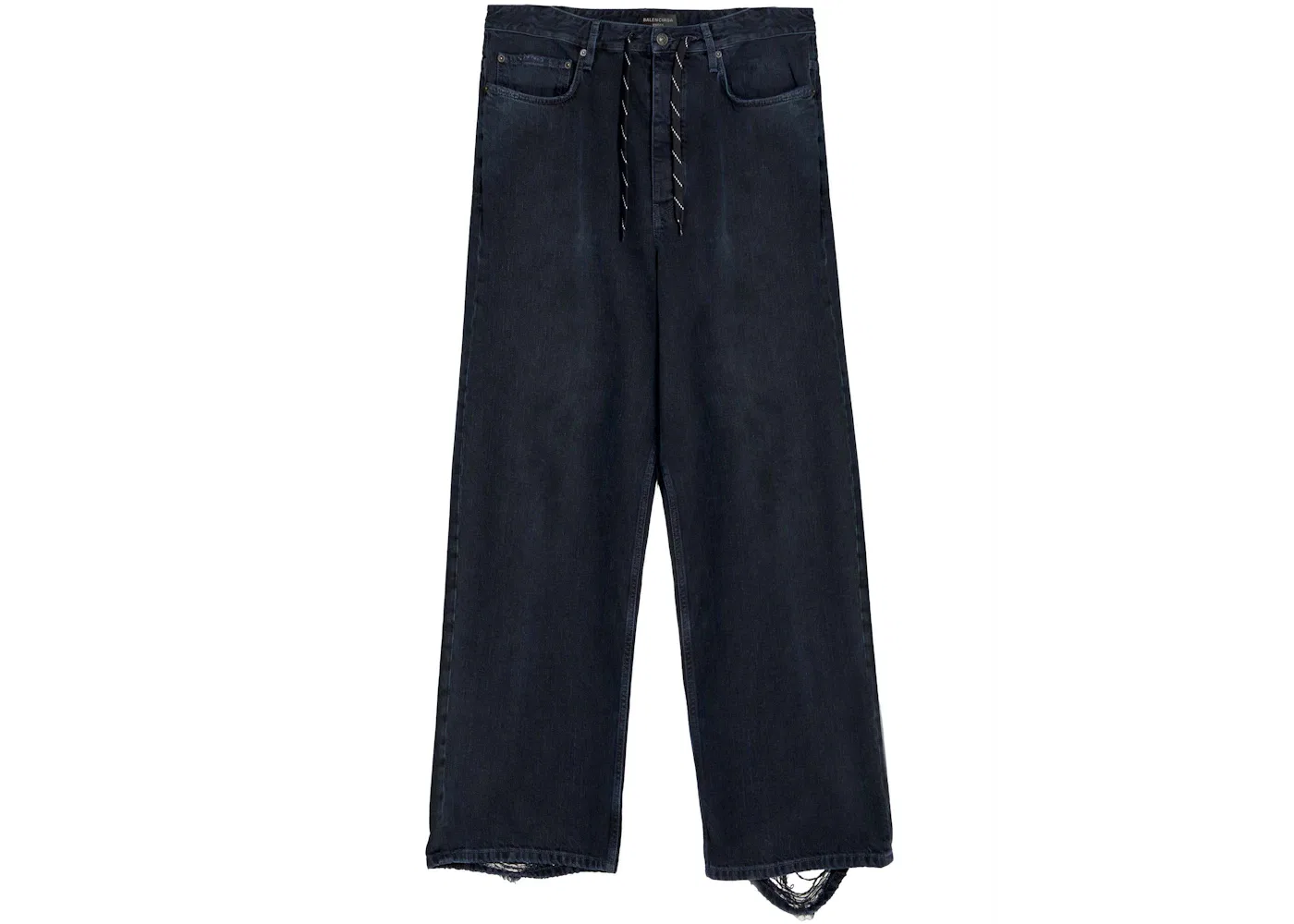 Мужские джинсы с утяжкой Jeans Balenciaga, Blue Denim