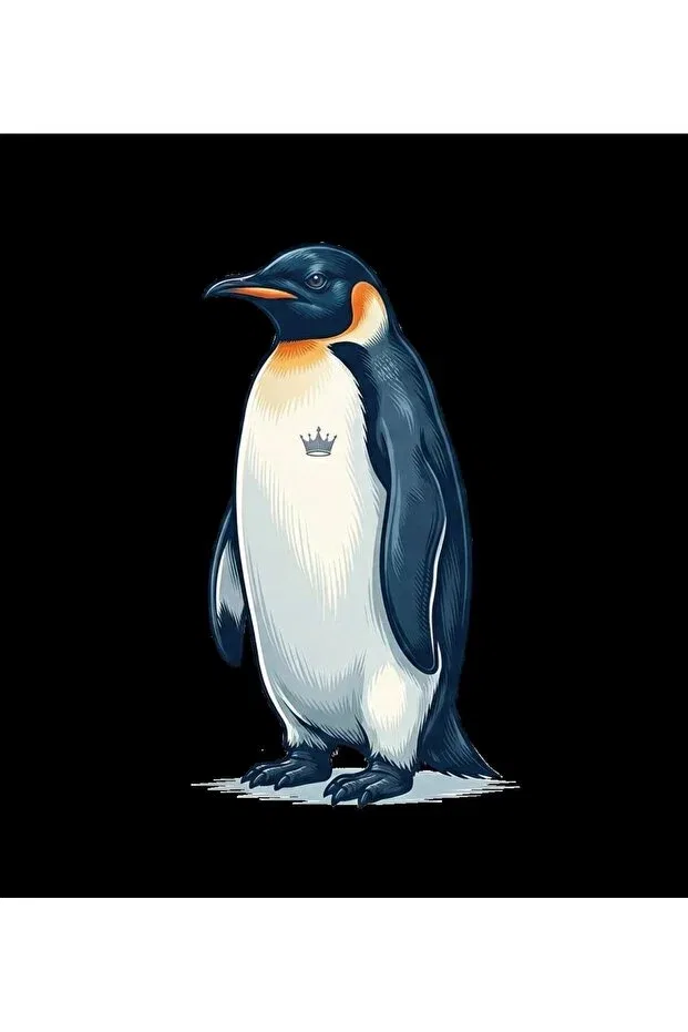 Мужская футболка с принтом Penguin Crew Neck Short Sleeve Summer Vexor, Белая — фото 3