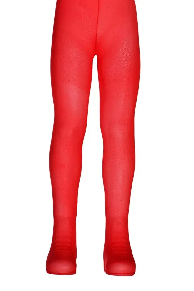 Детские колготки для девочек с принтом Micro 50 Dore Çorap, Red / 70
