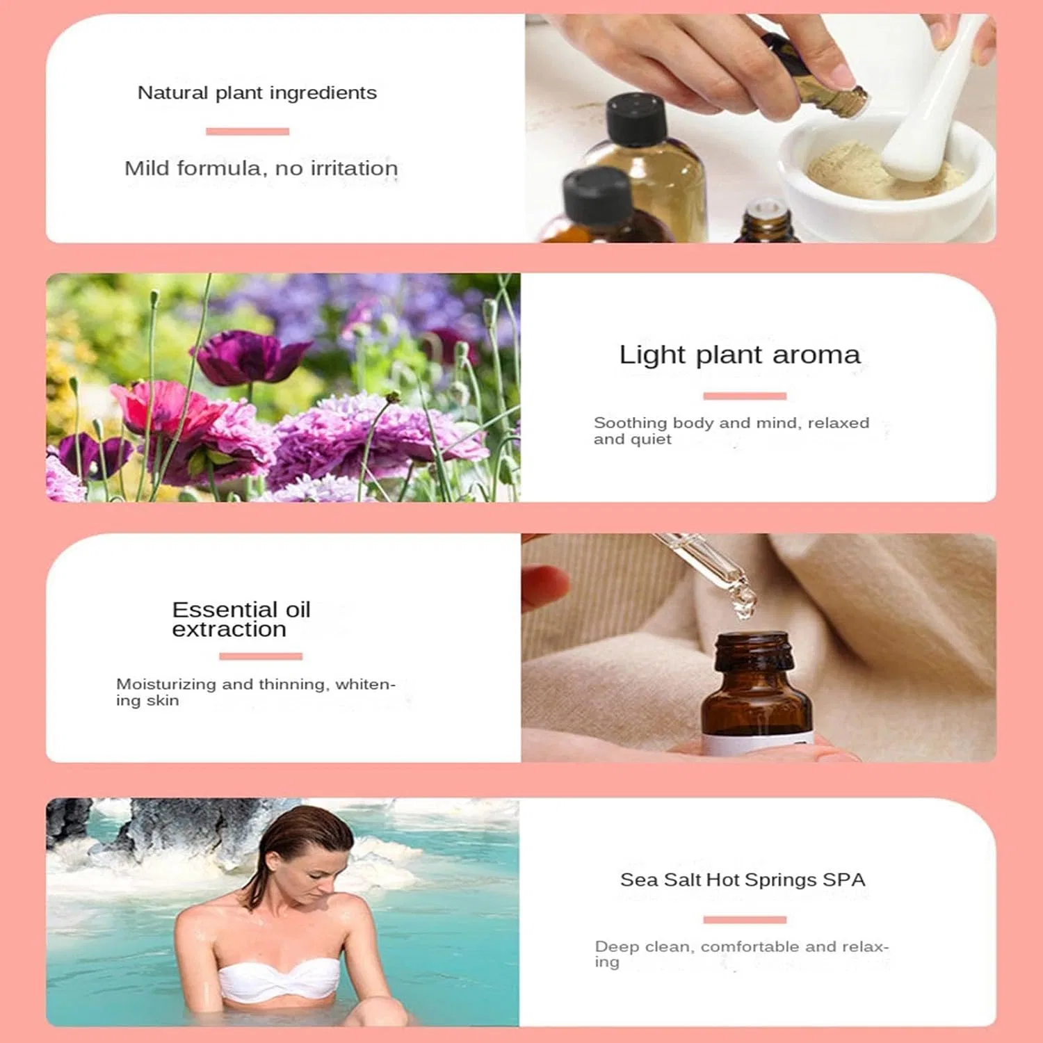 Набор бомбочек для ванны 4 шт Trockenblumen-geschenkbox Generisch — фото 4