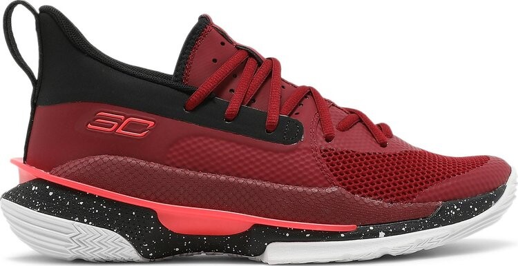 

Кроссовки Under Armour Curry 7 GS Red Cordova, красный