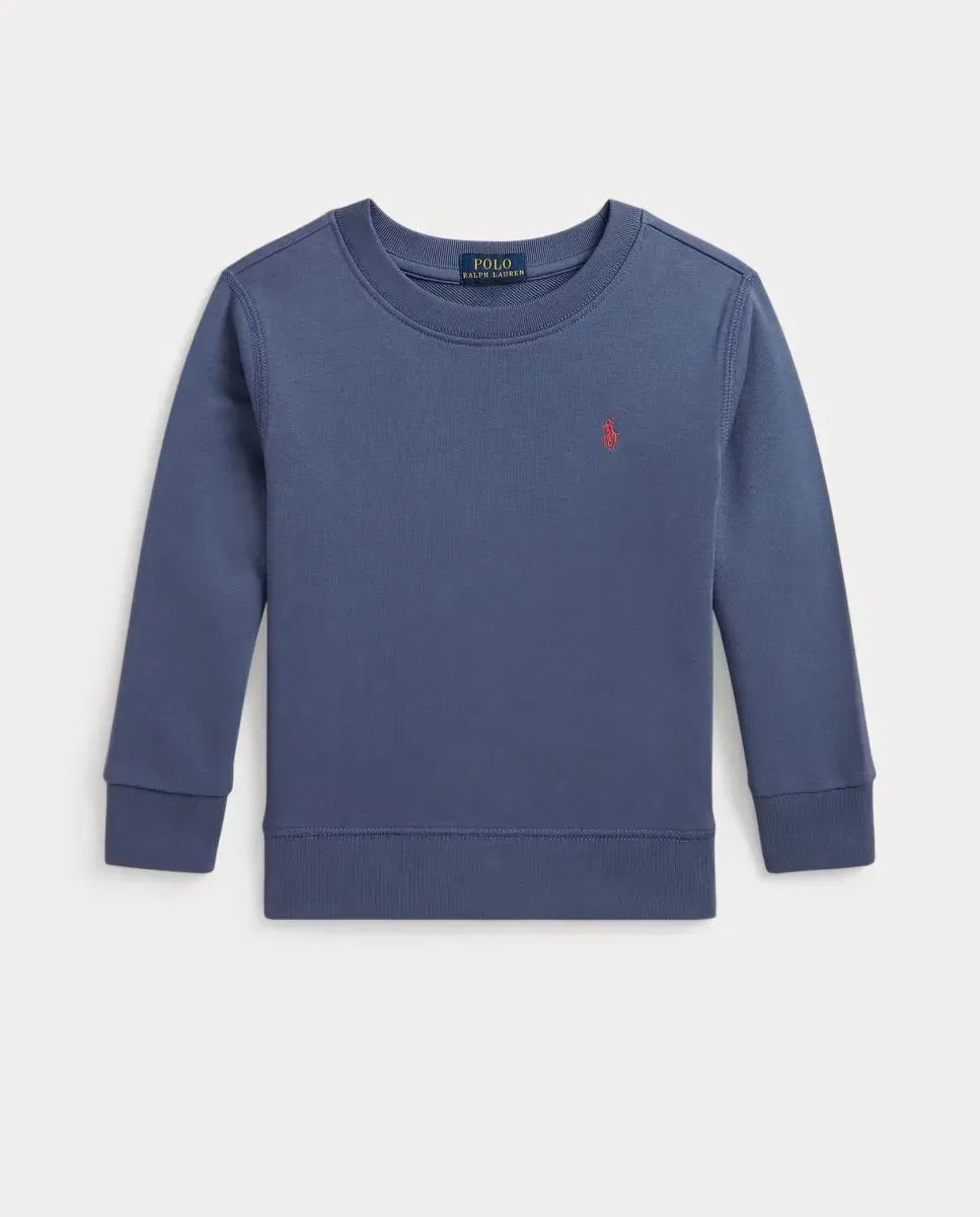 Детское худи для девочки с круглым вырезом Polo Ralph Lauren, Azul índigo