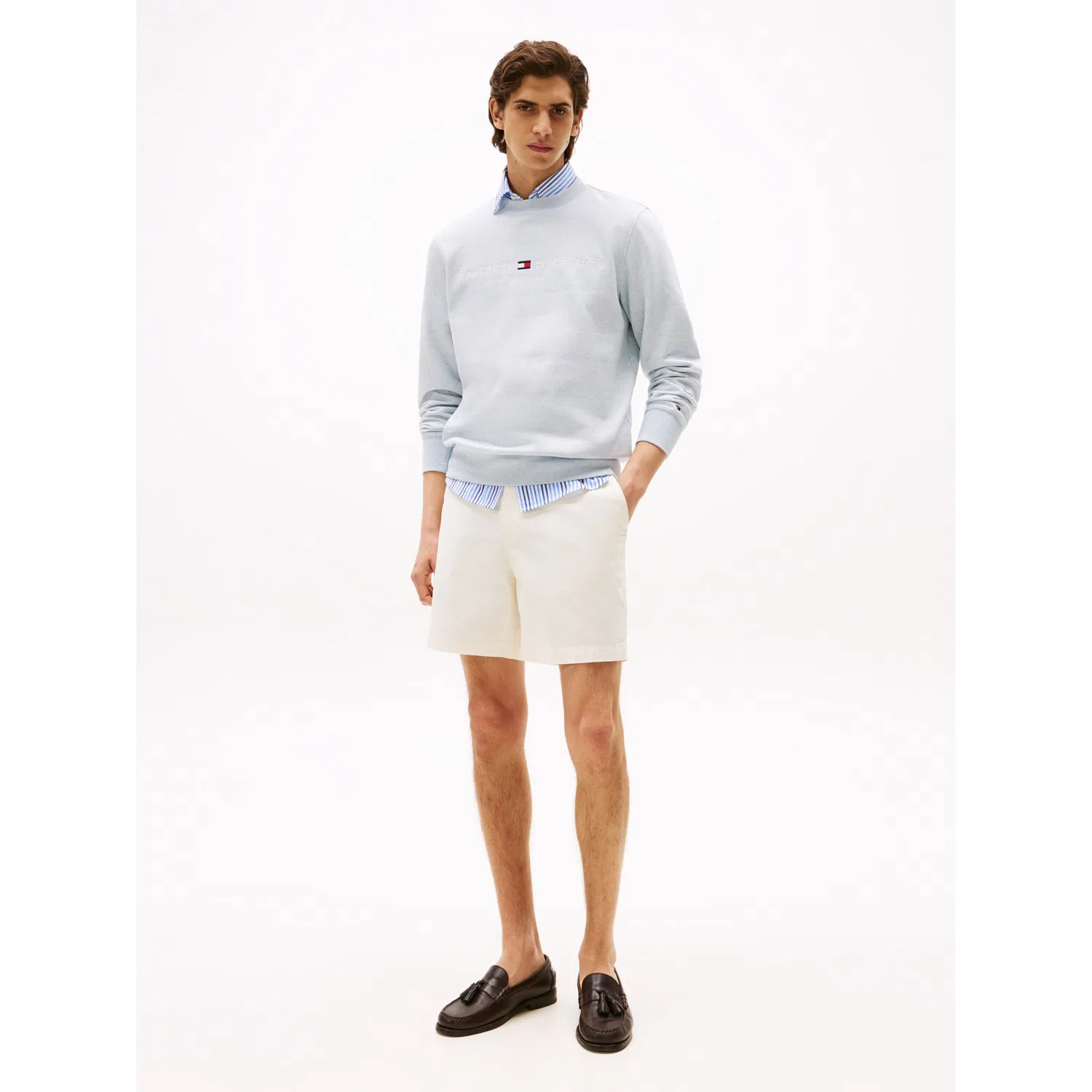 Мужской свитшот с логотипом Tommy Hilfiger, Bros — фото 2