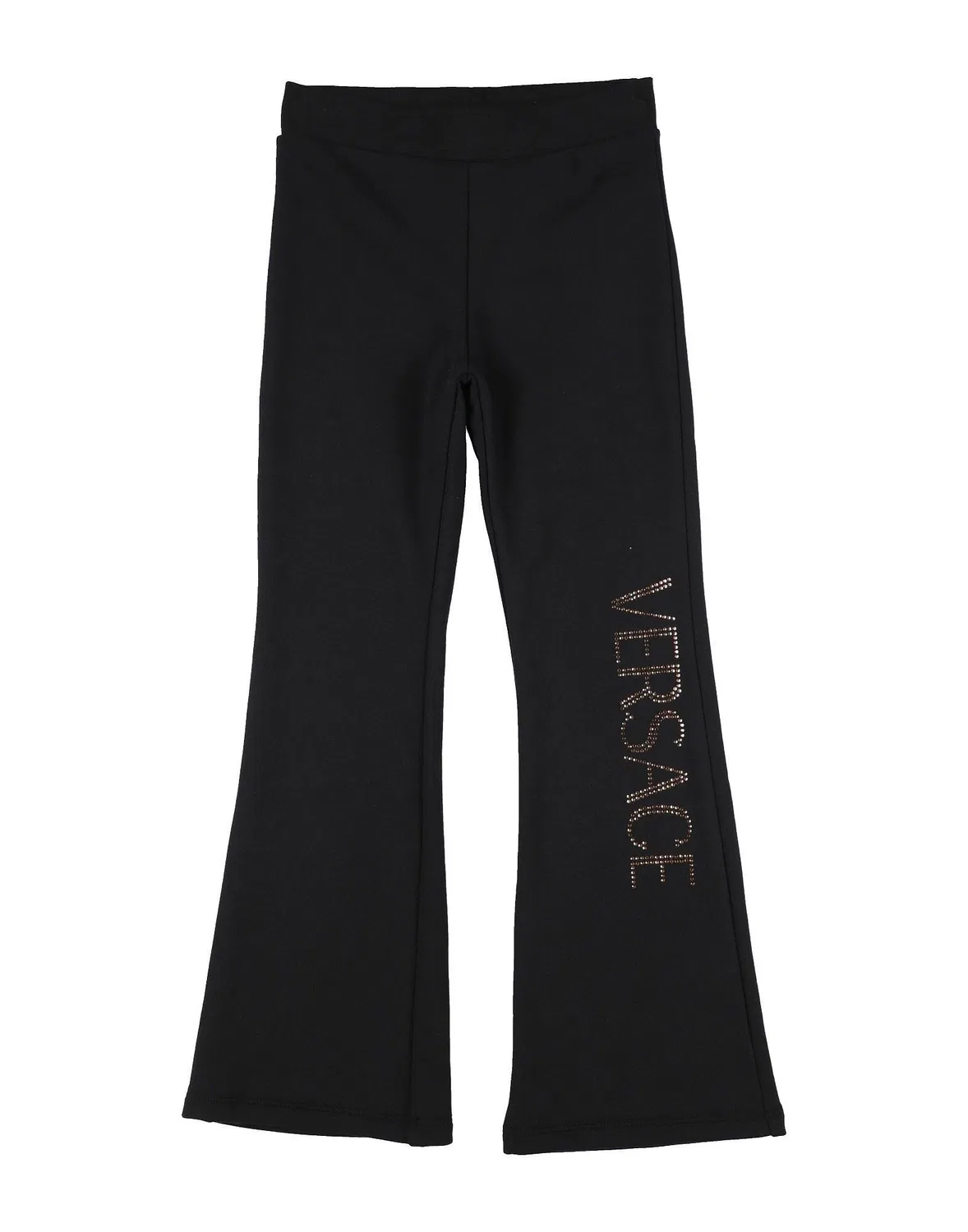 Джоггеры из французского терракотового хлопка Versace Young, черный