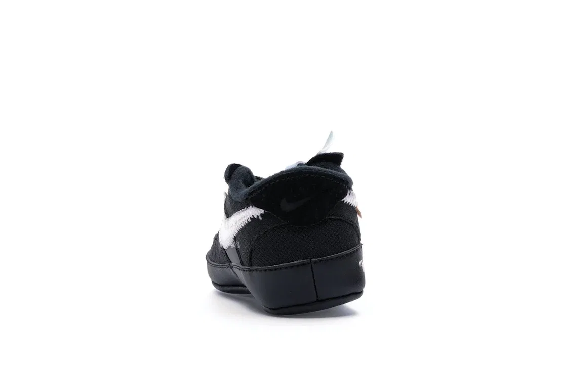 Детские кроссовки Nike Air Force 1 Low Off-White Black White, Black/White-Cone-Black — фото 4