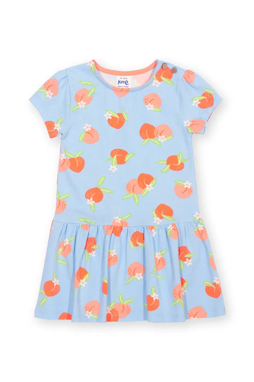 Платье с принтом Life's a Peach Kite, Blue