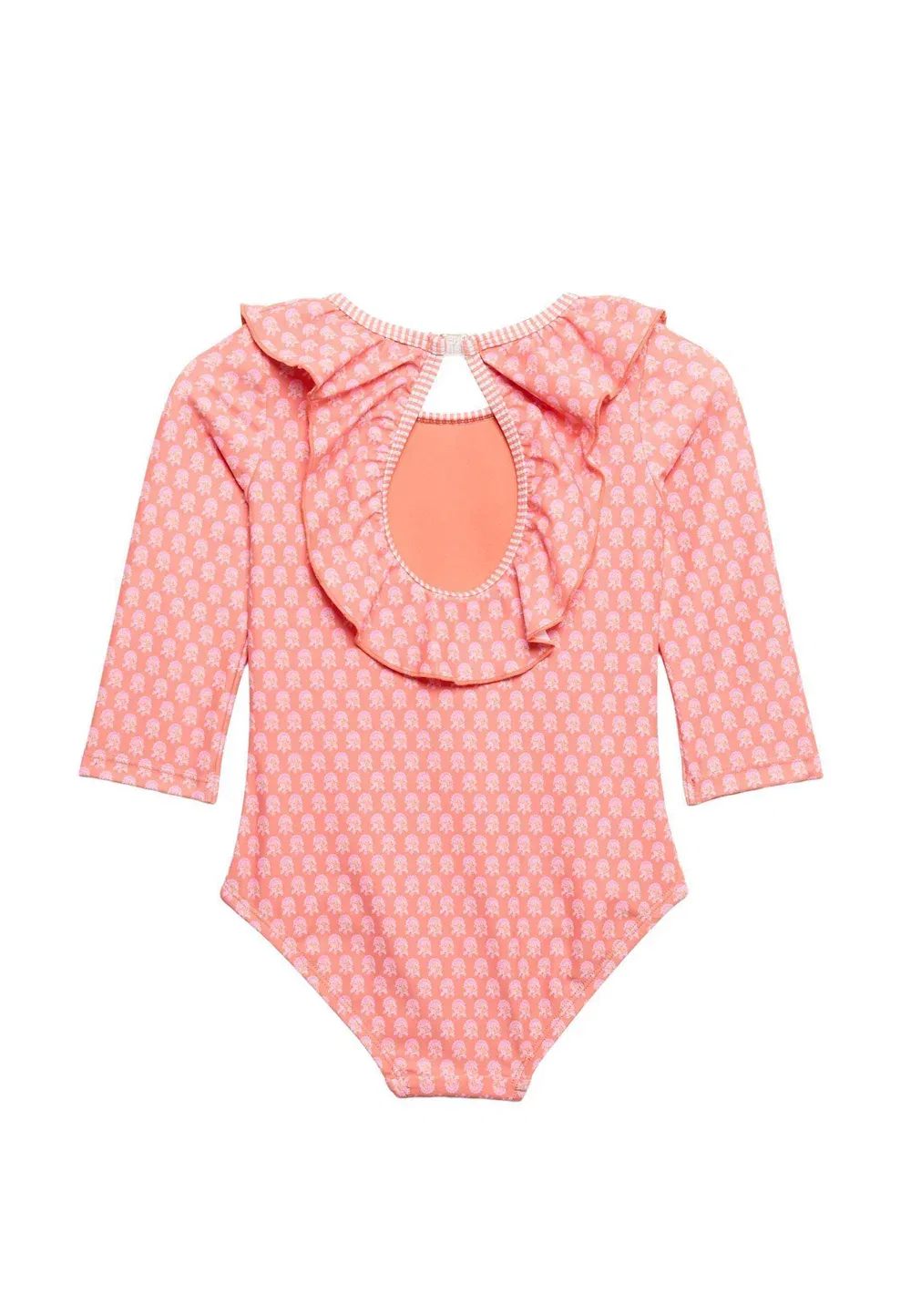 Купальник с цветочным принтом (2-8 лет) - купальник Marks & Spencer, Pink — фото 2