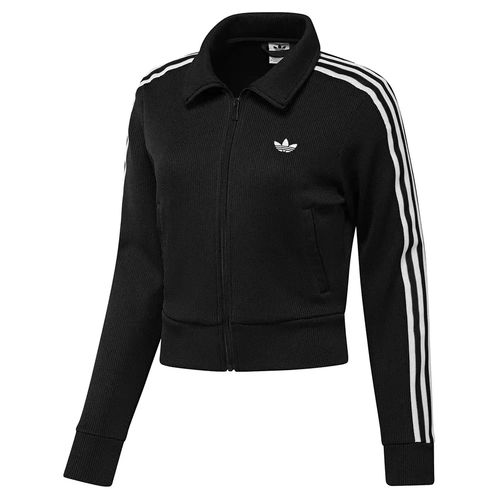 Худи на молнии Firebird Adicolor Knit Adidas Originals, черный