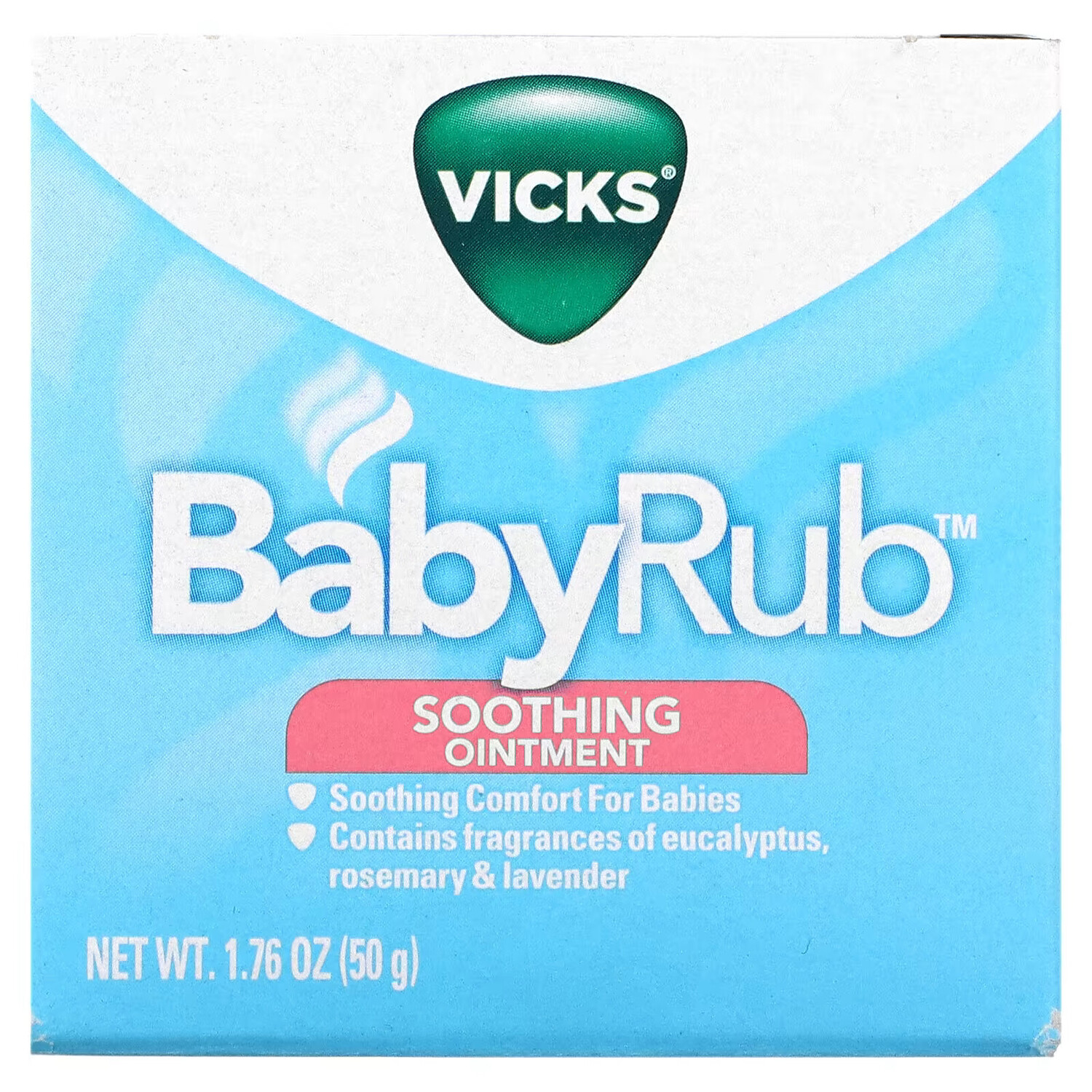 

Vicks, Baby Rub, успокаивающая мазь, 50 г