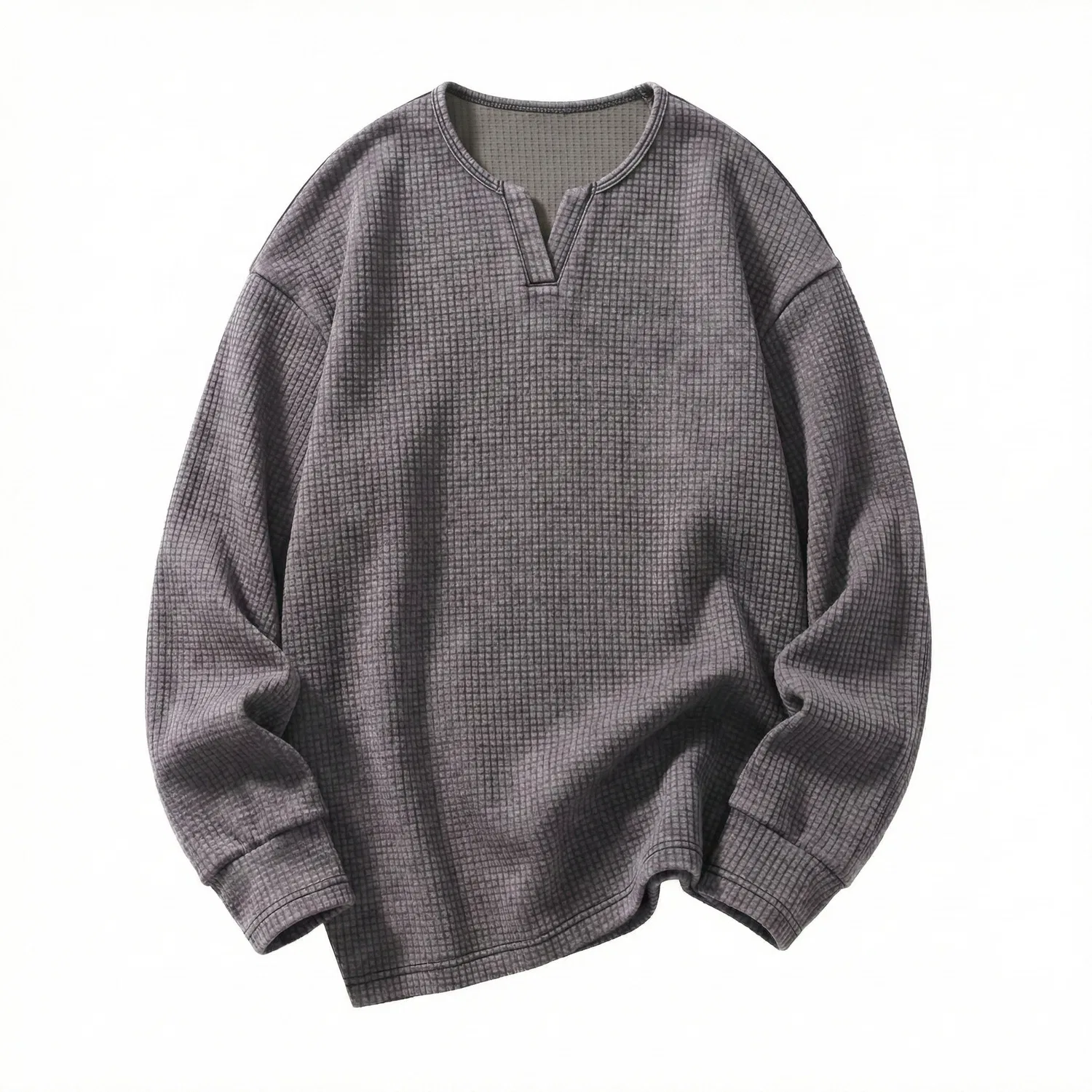 Детский cвитшот свободного кроя Red bean, Gray