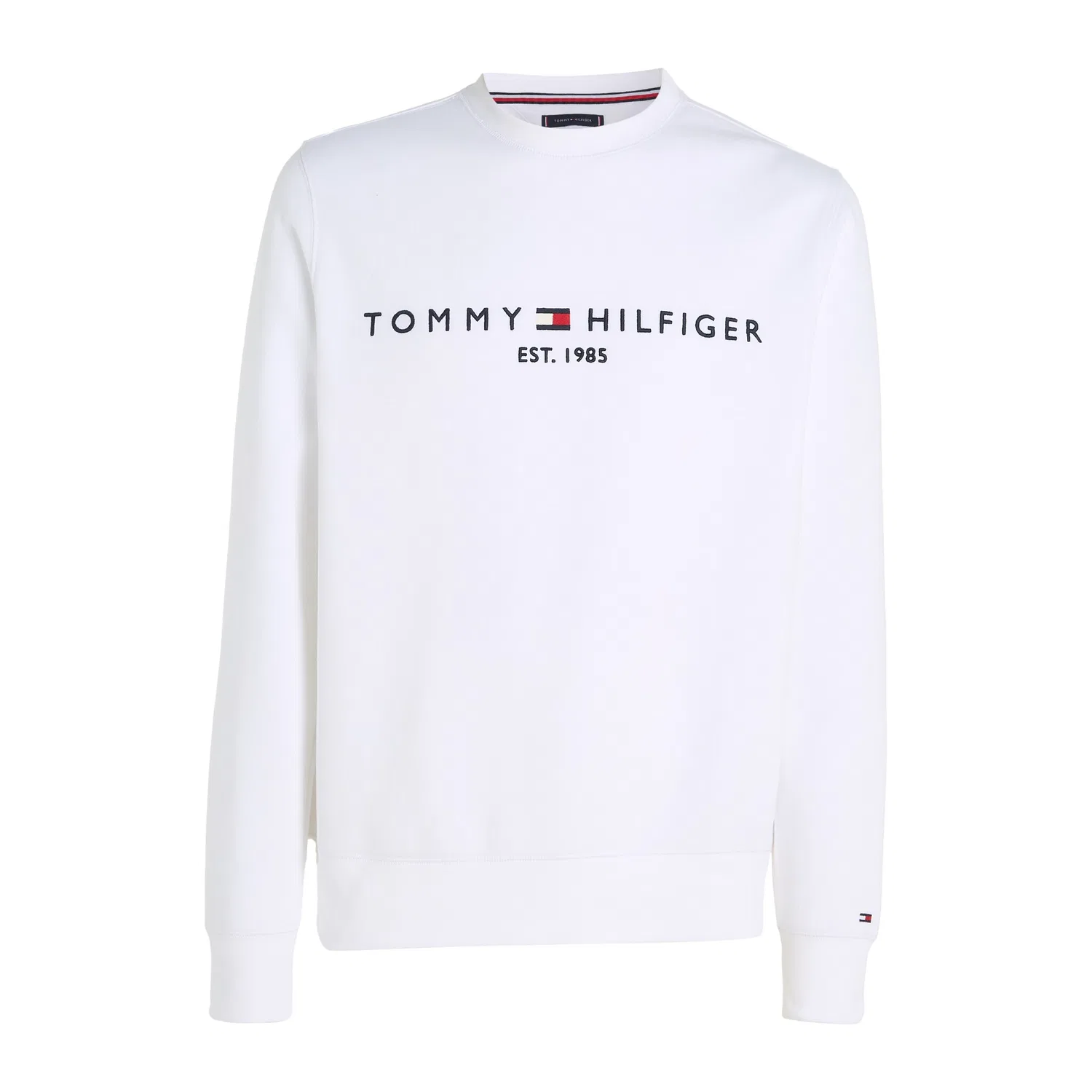 Мужской свитшот с логотипом Tommy Hilfiger, White — фото 4