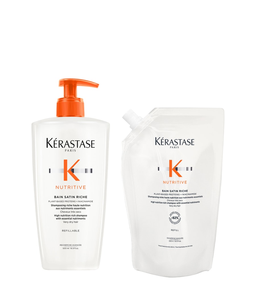 

Шампунь для волос Kérastase Nutritive Bain Satin Riche Bundle, 2x500 ml