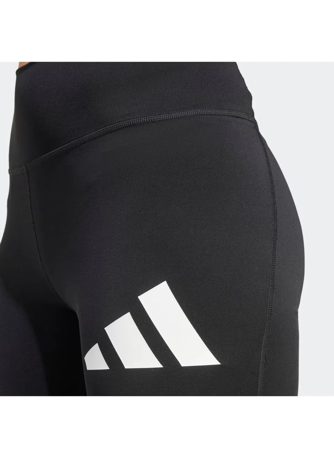 Леггинсы для тренировок с логотипом Big logo Adidas, черный — фото 2