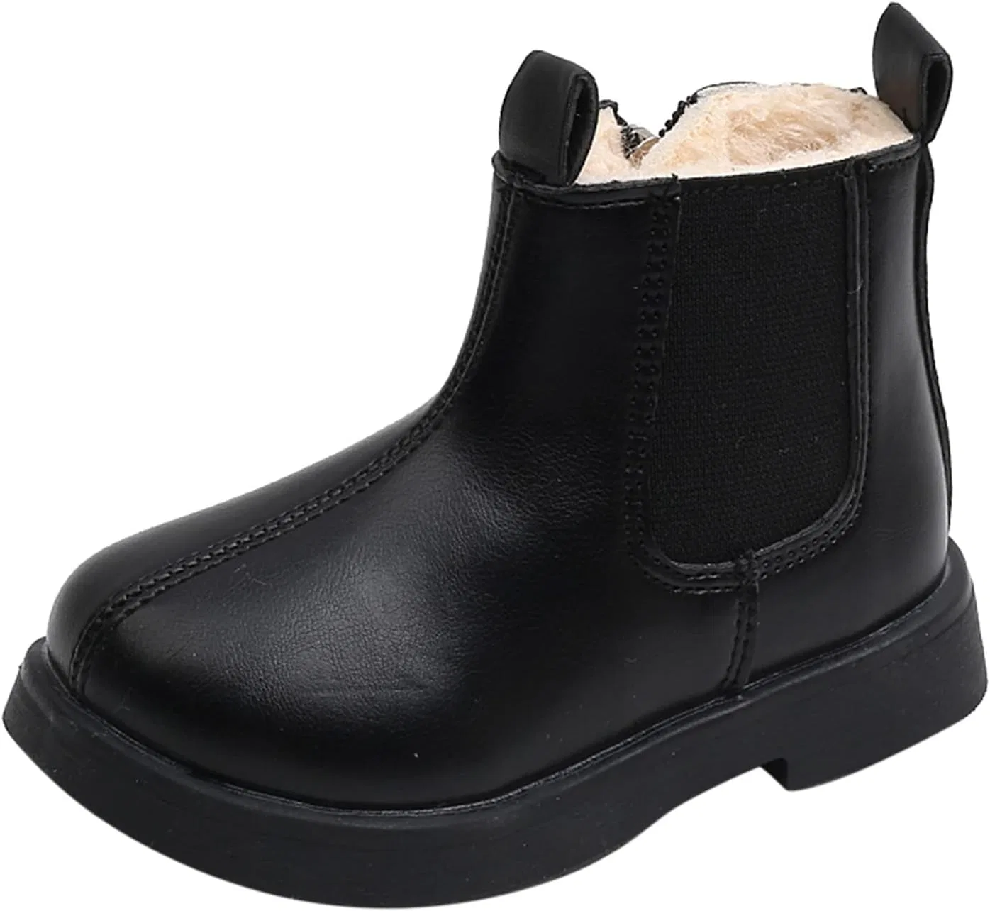 Детские зимние сапоги для девочек с коротким голенищем WGRIF, Black