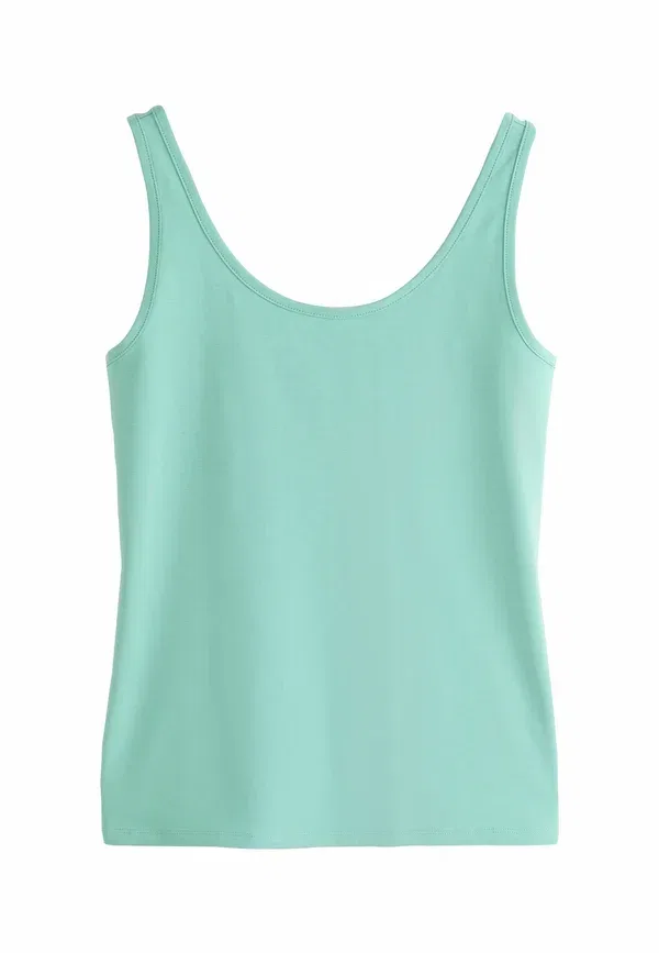 Топ-майка 5 шт, комплект, Regular fit, Next, Green, Berry, Pink, Orange, Yellow, зеленый/желтый/оранжевый/розовый — фото 2