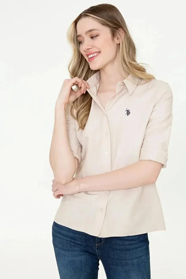 Женская рубашка с длинным рукавом U.S. Polo Assn., Vr015 — фото 3