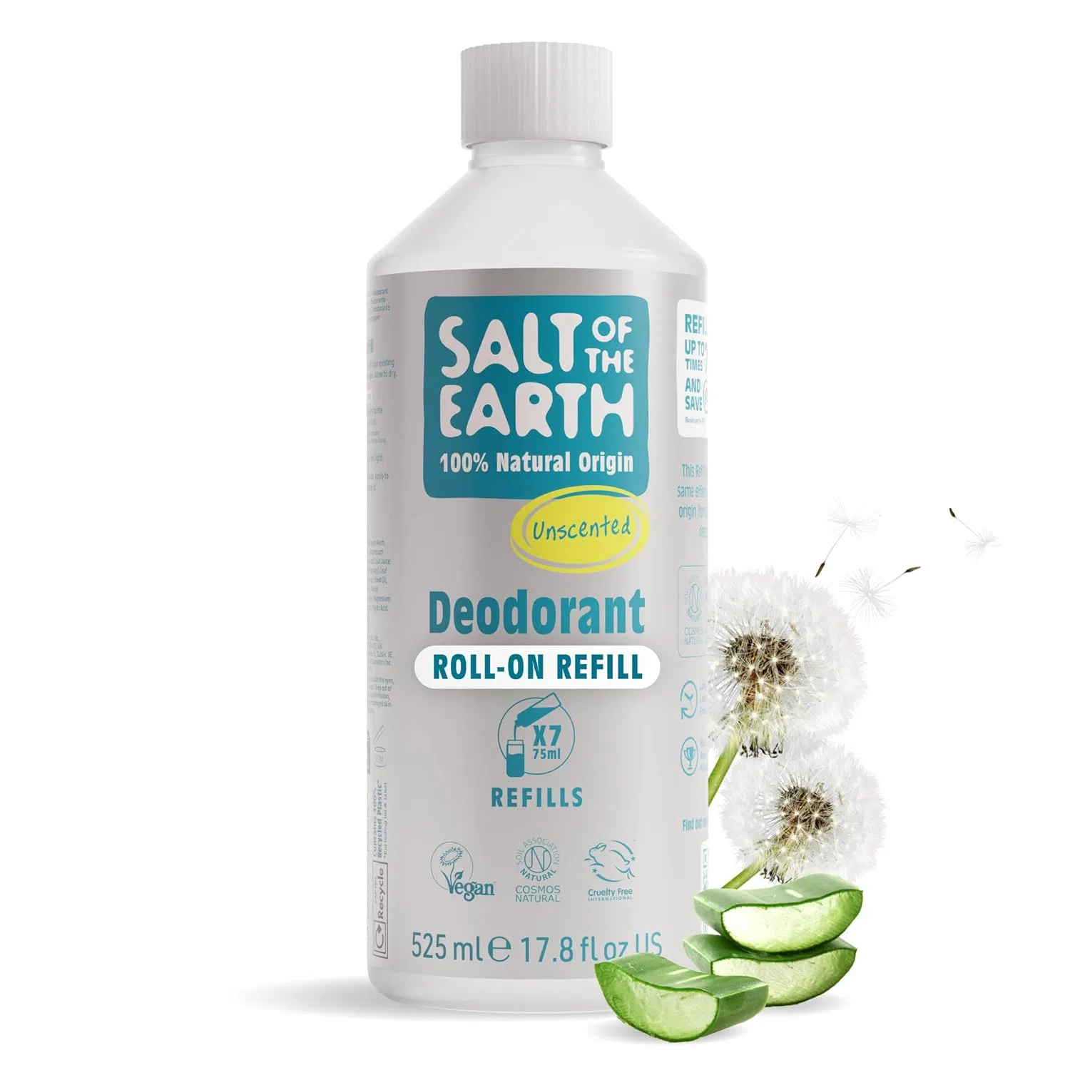 Дезодорант-ролик Unscented, Salt Of the Earth, 525 мл