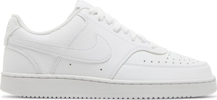 Кроссовки Nike Wmns Court Vision Low Next Nature 'Triple White', белый - фото